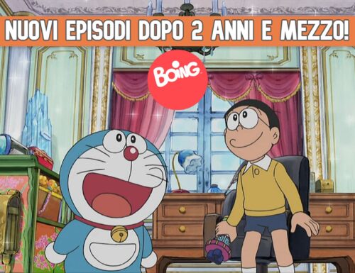 Nuovi episodi di Doraemon su Boing dal 16 gennaio! Finita un’attesa di oltre due anni