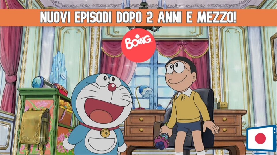 Doraemon torna con nuovi episodi su Boing dal 16 gennaio dopo 2 anni e mezzo di assenza