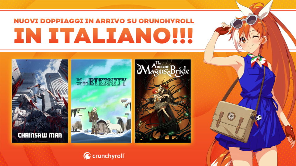 Chainsaw Man in italiano - Tre nuovi anime doppiati su Crunchyroll, To Your Eternity e The Ancient Magus Bride