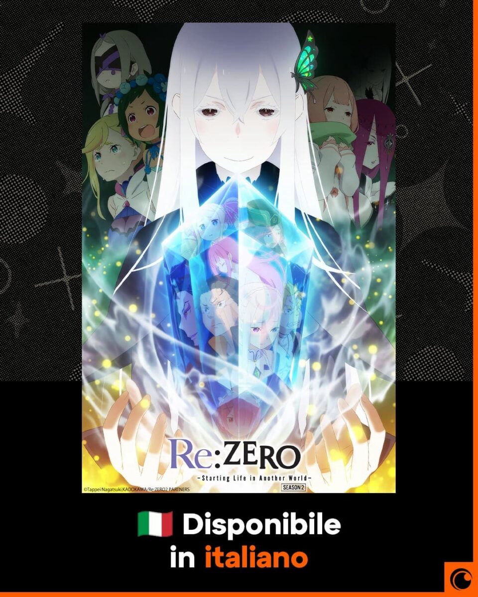 Re Zero, il doppiaggio italiano della seconda stagione è su Crunchyroll - Disponibili i primi 13 episodi - Notizianime